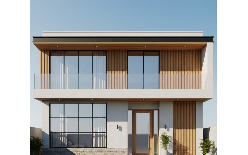 Modern Duplex House 3D Elevation Designs | Attractive Front Elevation Ideas